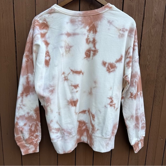 LACAUSA | Size Small NWT Tie Dye C’est La Vie Sweatshirt - Picture 7 of 14
